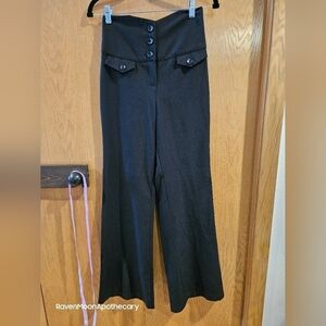 Charlotte Russe Black Flare Dress Pants Medium